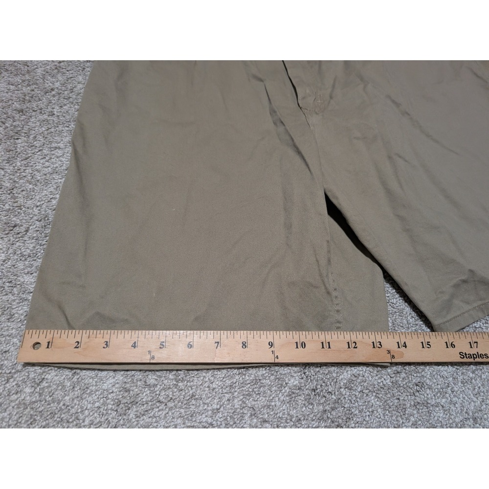 Vintage Wrangler Shorts Mens 42 Khaki Relaxed Fit Cotton Workwear NWT - Picture 3 of 6